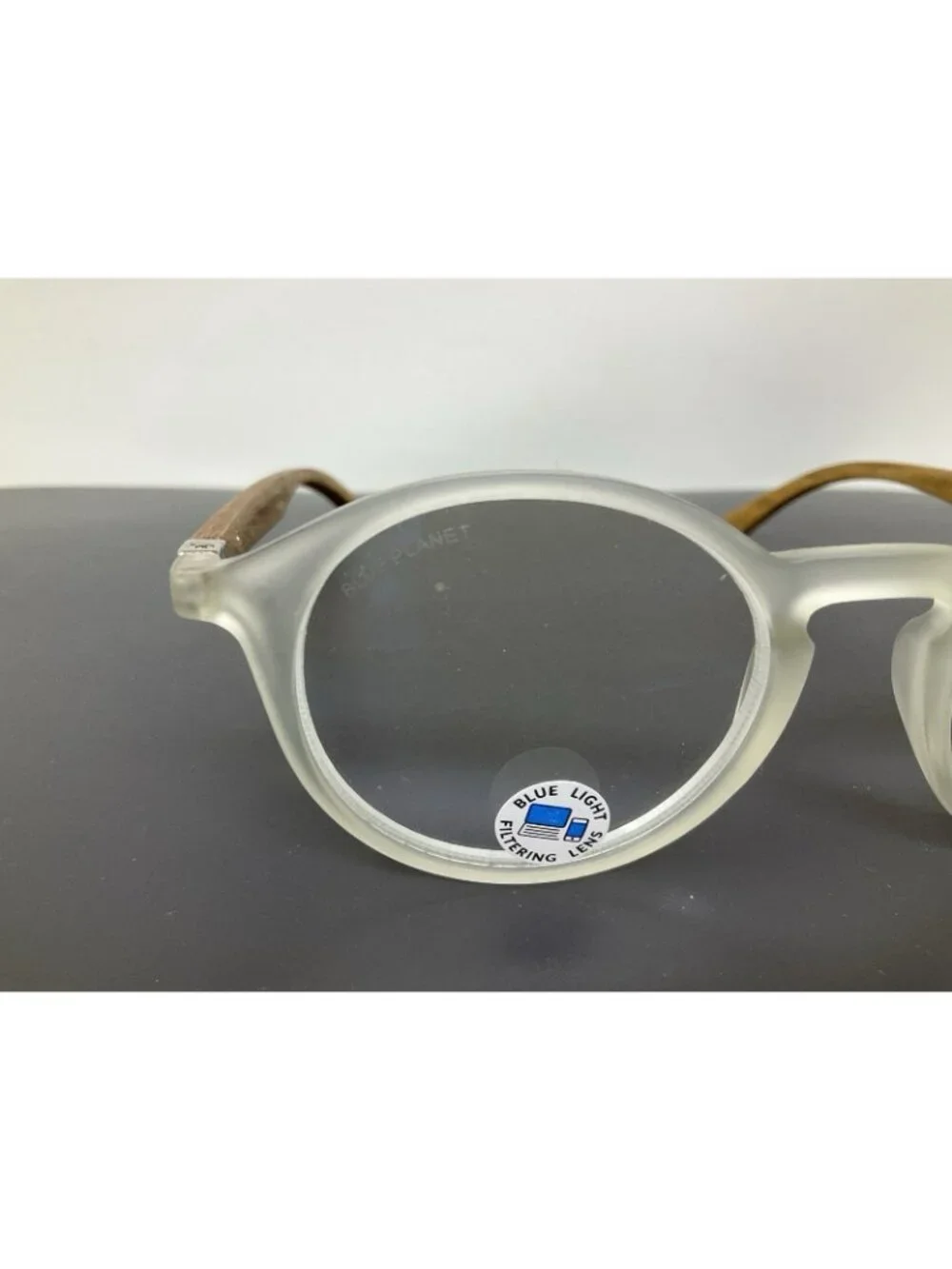 Blue Planet Hayden +3.00 Blue Light Reading Glasses Tort Wooden Temples
